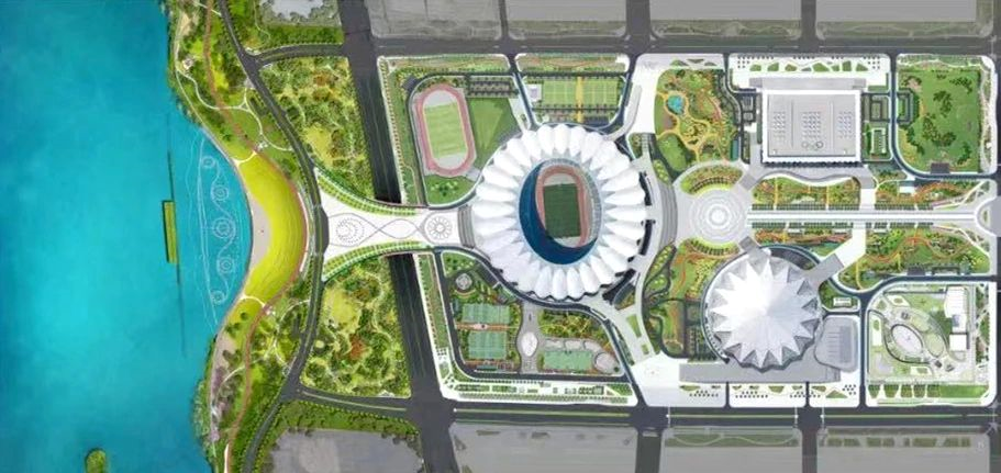 西安奥体中心项目 西安奥体中心最新进展(图1)